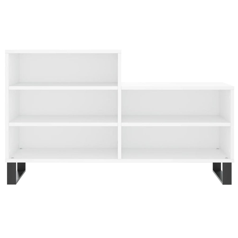 Schoenenkast 102X36X60 Cm Bewerkt Hout Wit