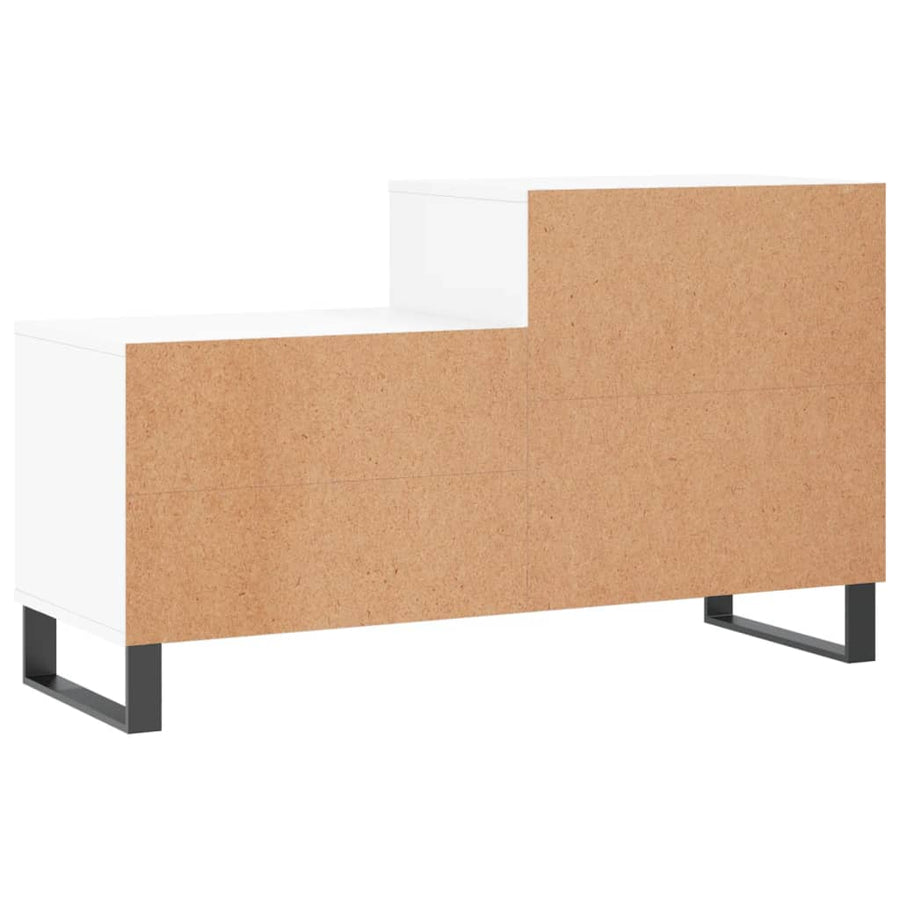 Schoenenkast 102X36X60 Cm Bewerkt Hout Wit