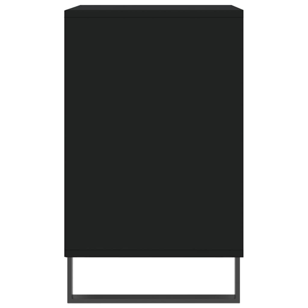 Schoenenkast 02X36X60 Cm Bewerkt Hout Zwart