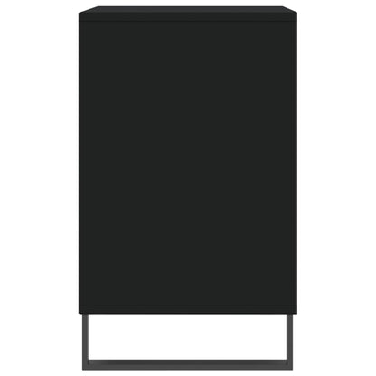 Schoenenkast 02X36X60 Cm Bewerkt Hout Zwart