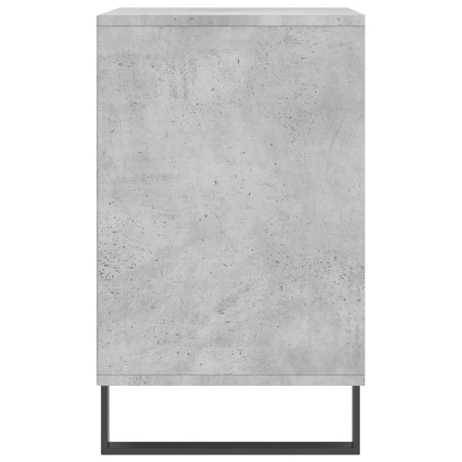 Schoenenkast 102X36X60 Cm Bewerkt Hout Betongrijs