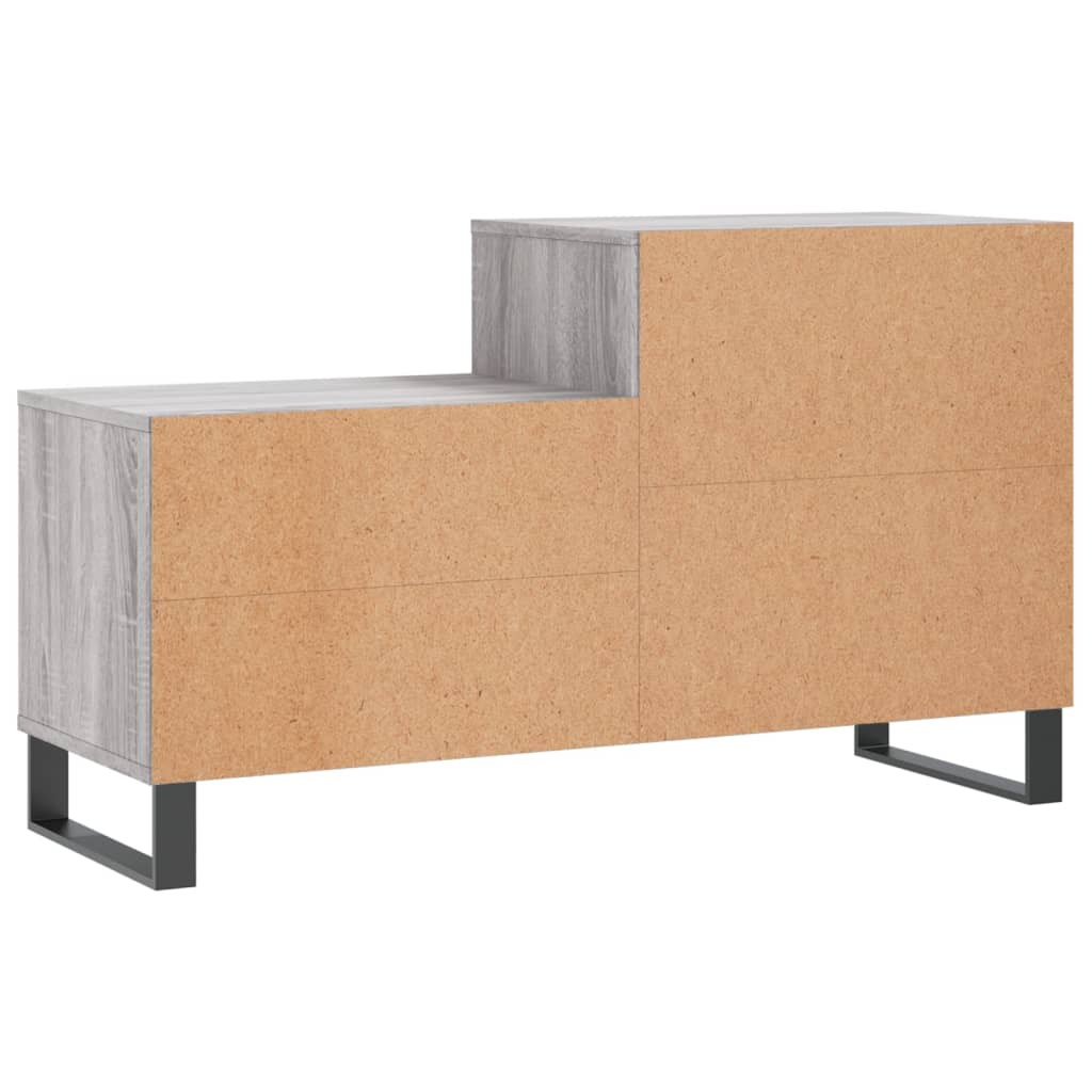 Schoenenkast 102X36X60 Cm Bewerkt Hout Sonoma Grijs