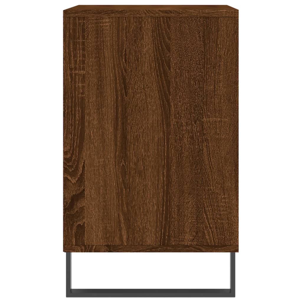 Schoenenkast 02X36X60 Cm Bewerkt Hout Bruin Eikenkleur Bruineiken