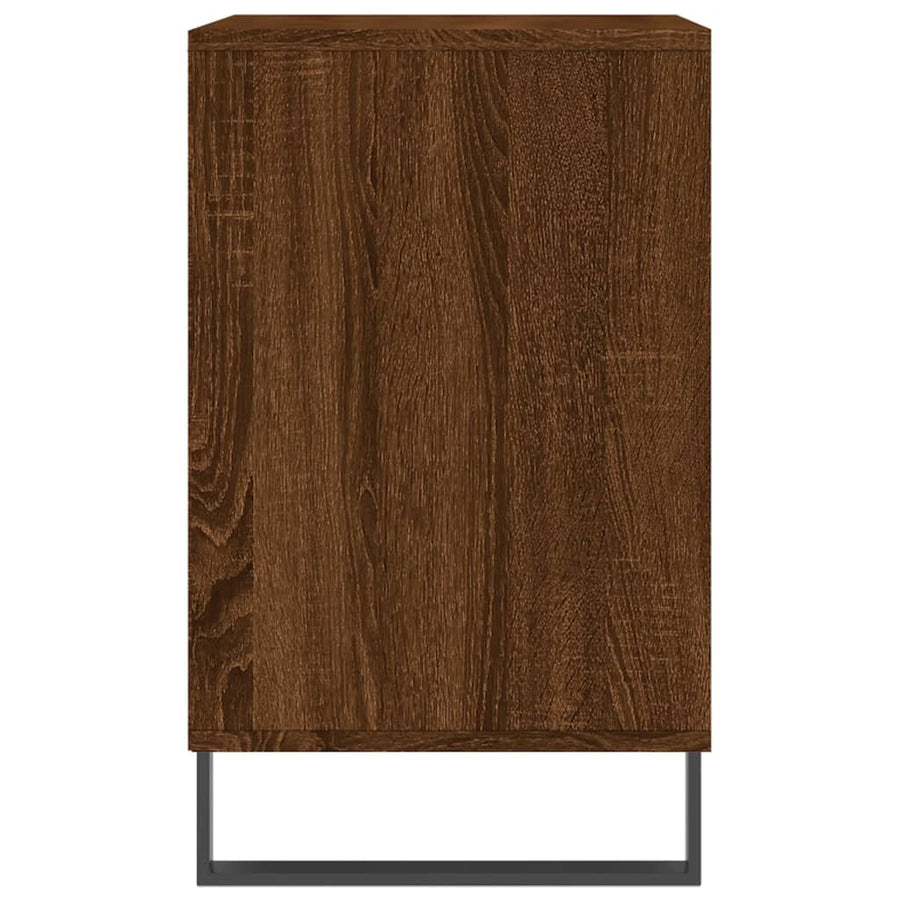 Schoenenkast 02X36X60 Cm Bewerkt Hout Bruin Eikenkleur Bruineiken