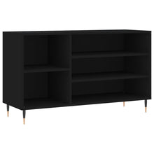 Schoenenkast 02X36X60 Cm Bewerkt Hout Zwart