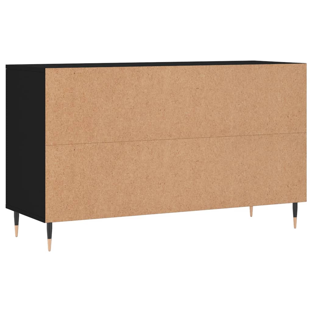 Schoenenkast 02X36X60 Cm Bewerkt Hout Zwart