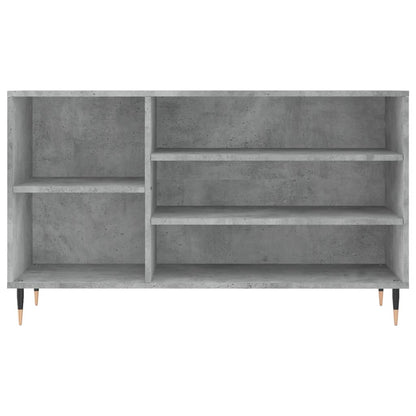 Schoenenkast 02X36X60 Cm Bewerkt Hout Betongrijs