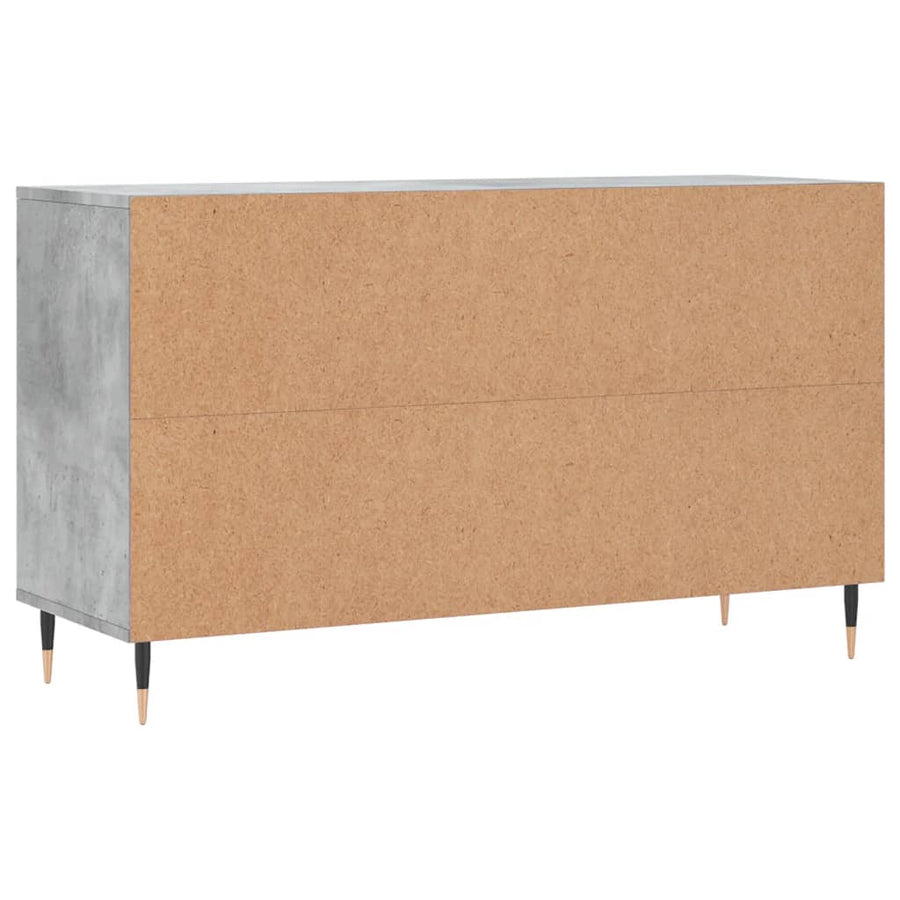 Schoenenkast 02X36X60 Cm Bewerkt Hout Betongrijs