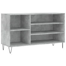 Schoenenkast 102X36X60 Cm Bewerkt Hout Betongrijs