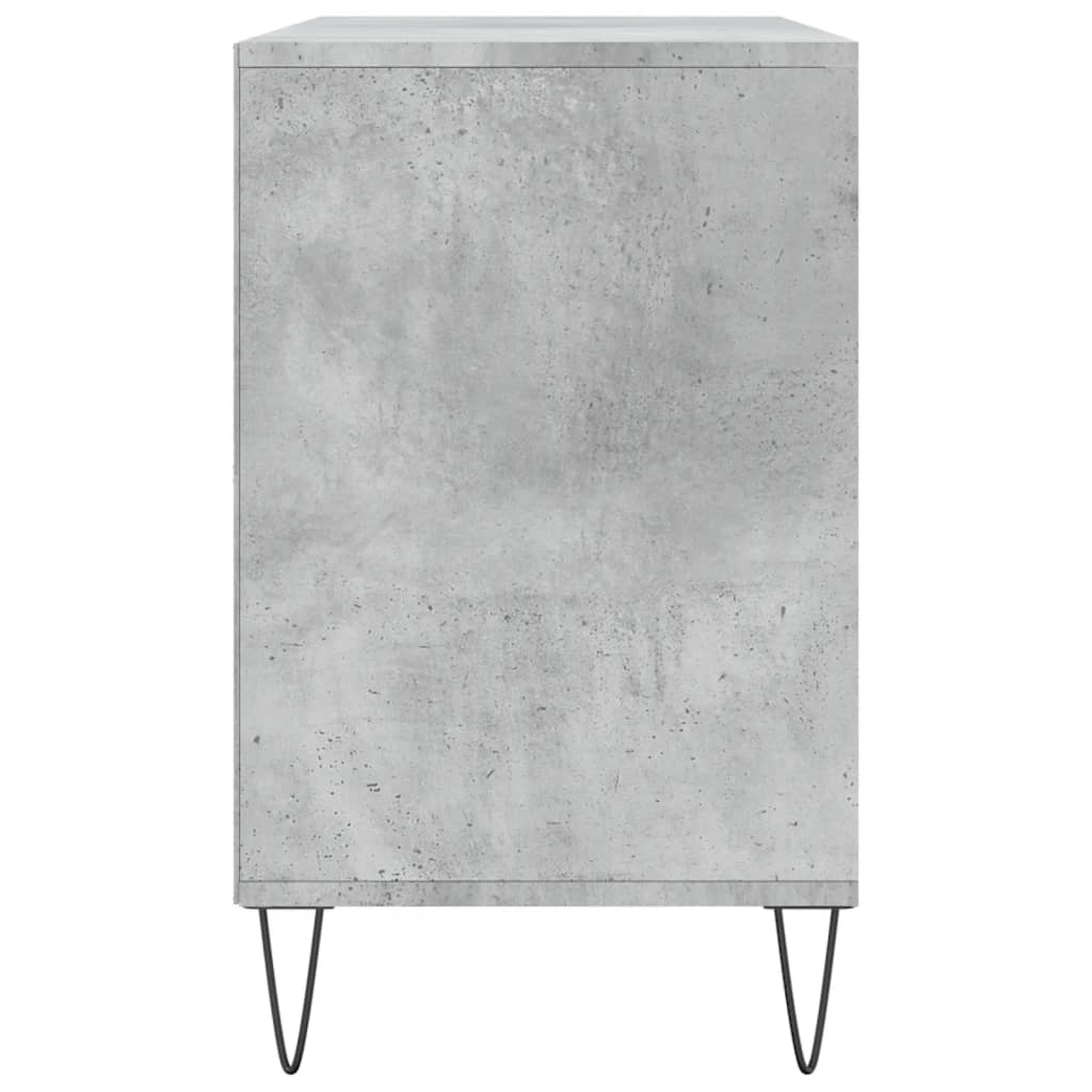 Schoenenkast 102X36X60 Cm Bewerkt Hout Betongrijs