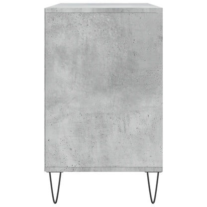 Schoenenkast 102X36X60 Cm Bewerkt Hout Betongrijs