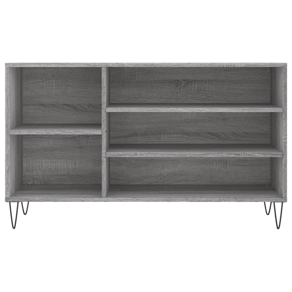 Schoenenkast 02X36X60 Cm Bewerkt Hout Sonoma Grijs Grijs sonoma
