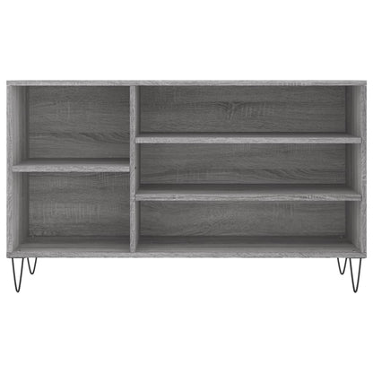 Schoenenkast 02X36X60 Cm Bewerkt Hout Sonoma Grijs Grijs sonoma