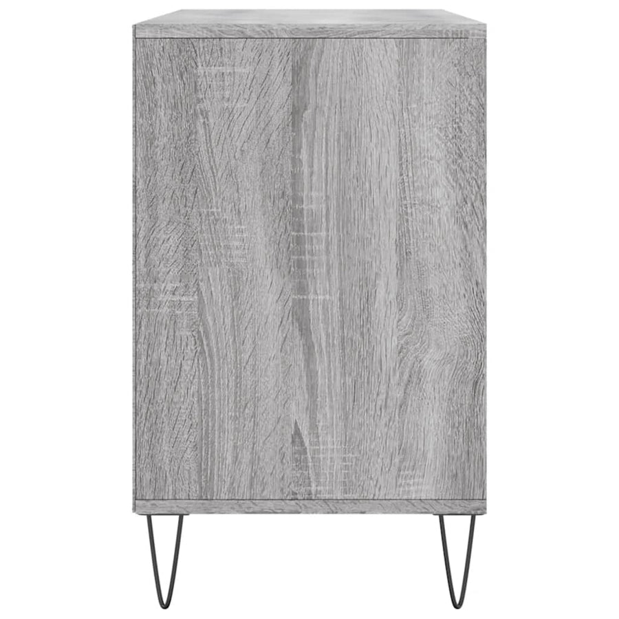 Schoenenkast 02X36X60 Cm Bewerkt Hout Sonoma Grijs Grijs sonoma