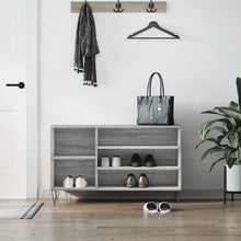 Schoenenkast 02X36X60 Cm Bewerkt Hout Sonoma Grijs Grijs sonoma