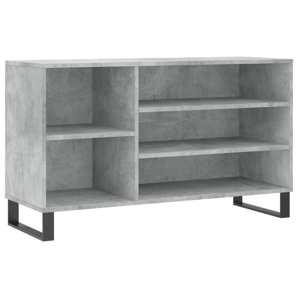 Schoenenkast 02X36X60 Cm Bewerkt Hout Betongrijs