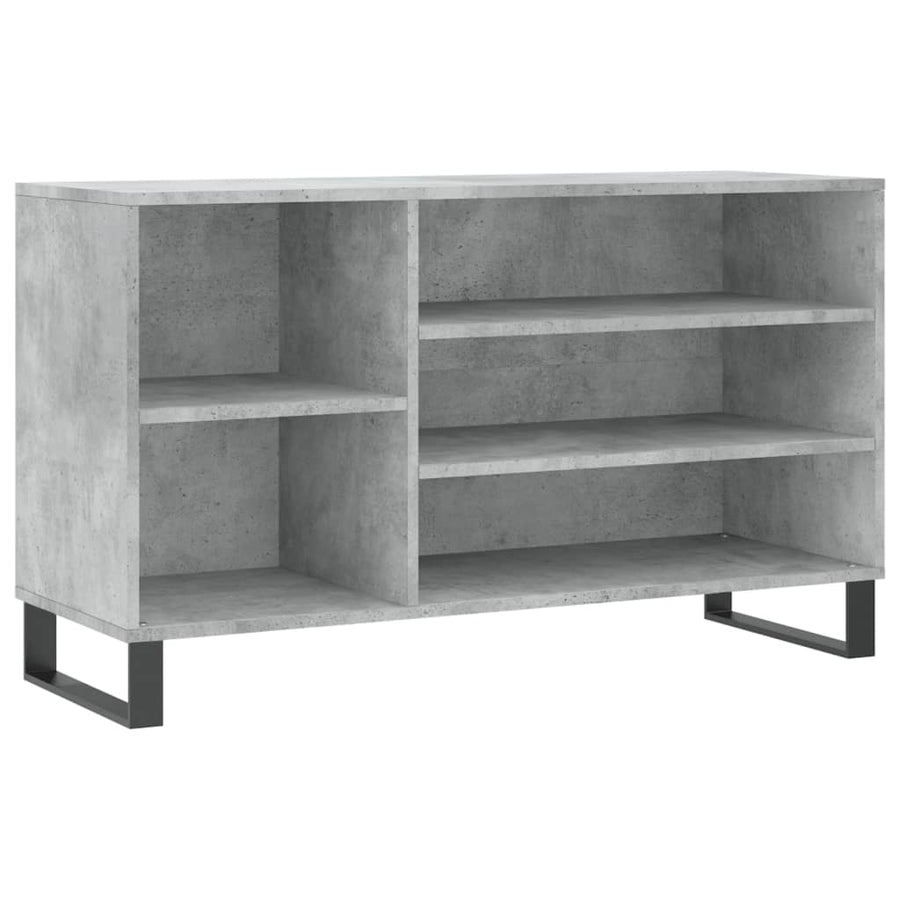 Schoenenkast 02X36X60 Cm Bewerkt Hout Betongrijs
