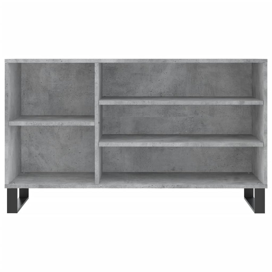 Schoenenkast 02X36X60 Cm Bewerkt Hout Betongrijs