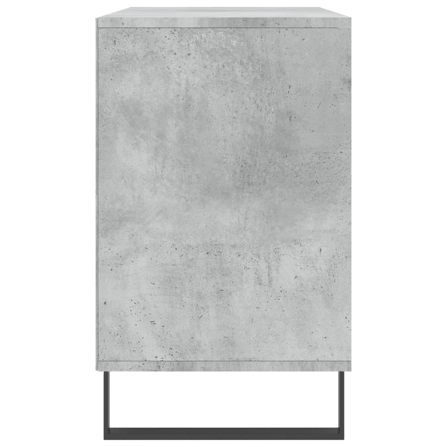 Schoenenkast 02X36X60 Cm Bewerkt Hout Betongrijs