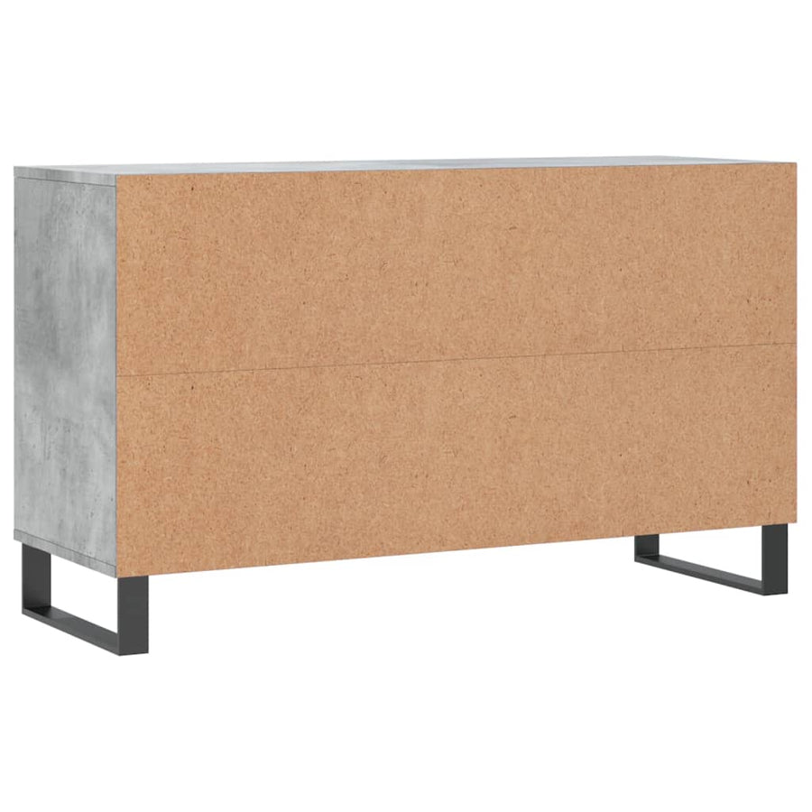 Schoenenkast 02X36X60 Cm Bewerkt Hout Betongrijs