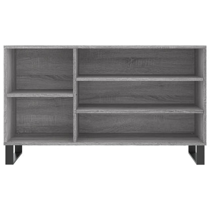 Schoenenkast 02X36X60 Cm Bewerkt Hout Sonoma Grijs Grijs sonoma