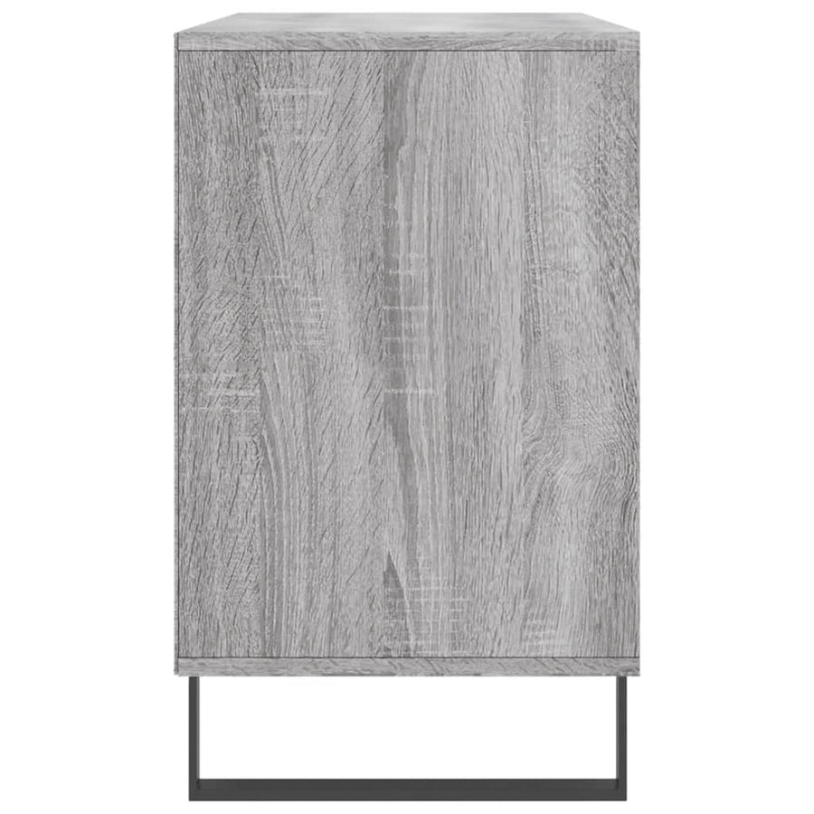 Schoenenkast 02X36X60 Cm Bewerkt Hout Sonoma Grijs Grijs sonoma
