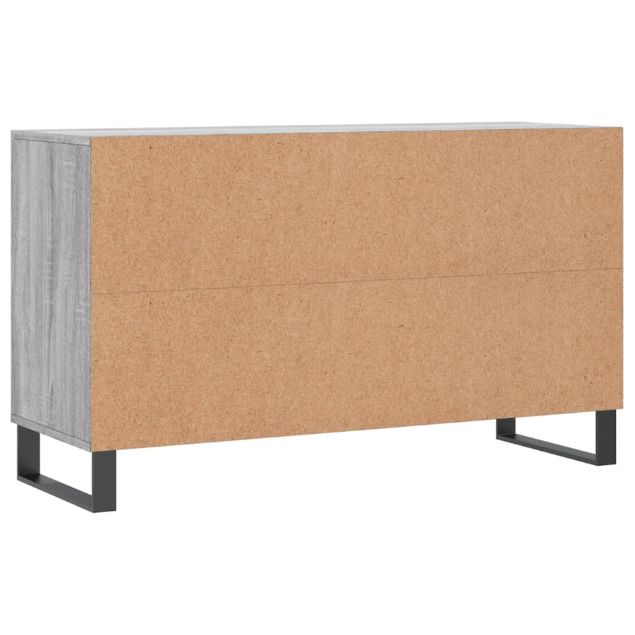 Schoenenkast 02X36X60 Cm Bewerkt Hout Sonoma Grijs Grijs sonoma