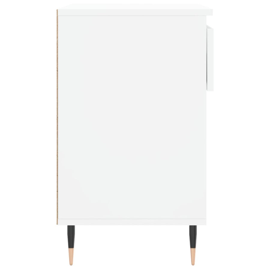 Schoenenkast 70X36X60 Cm Bewerkt Hout Wit