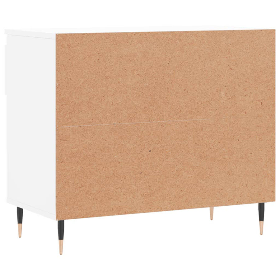 Schoenenkast 70X36X60 Cm Bewerkt Hout Wit