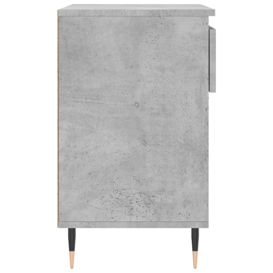 Schoenenkast 70X36X60 Cm Bewerkt Hout Betongrijs