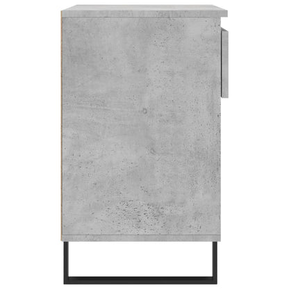 Schoenenkast 70X36X60 Cm Bewerkt Hout Betongrijs