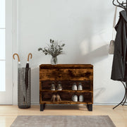 Shoe cabinet 70x36x60 cm engineered wood smoked oak look