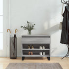 Shoe cabinet 70x36x60 cm engineered wood sonoma grey