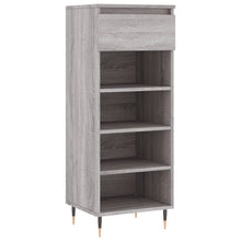 Schoenenkast 40X36X05 Cm Bewerkt Hout Grijs sonoma