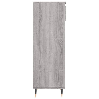 Schoenenkast 40X36X05 Cm Bewerkt Hout Grijs sonoma