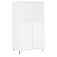 Hoge Kast 60X36X110 Cm Bewerkt Hout Wit