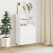 Tall cabinet 60x36x110 cm treated wood white