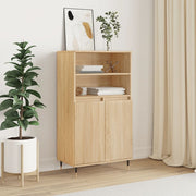 Tall cabinet 60x36x110 cm engineered wood Sonoma oak-colored