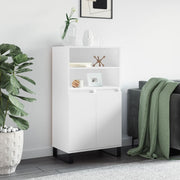 Tall cabinet 60x36x110 cm treated wood white