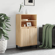 Tall cabinet 60x36x110 cm engineered wood Sonoma oak-colored