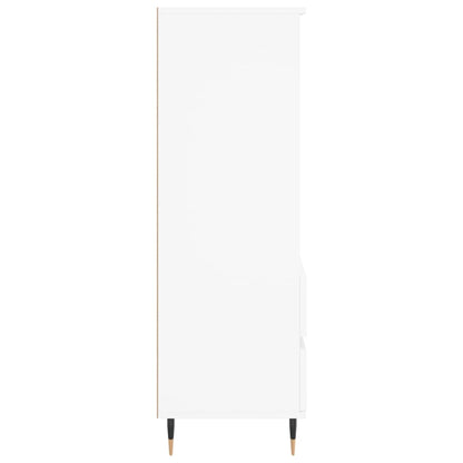 Hoge Kast 40X36X110 Cm Bewerkt Hout Wit