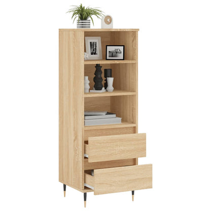 Hoge Kast 40X36X110 Cm Bewerkt Hout Sonoma eiken