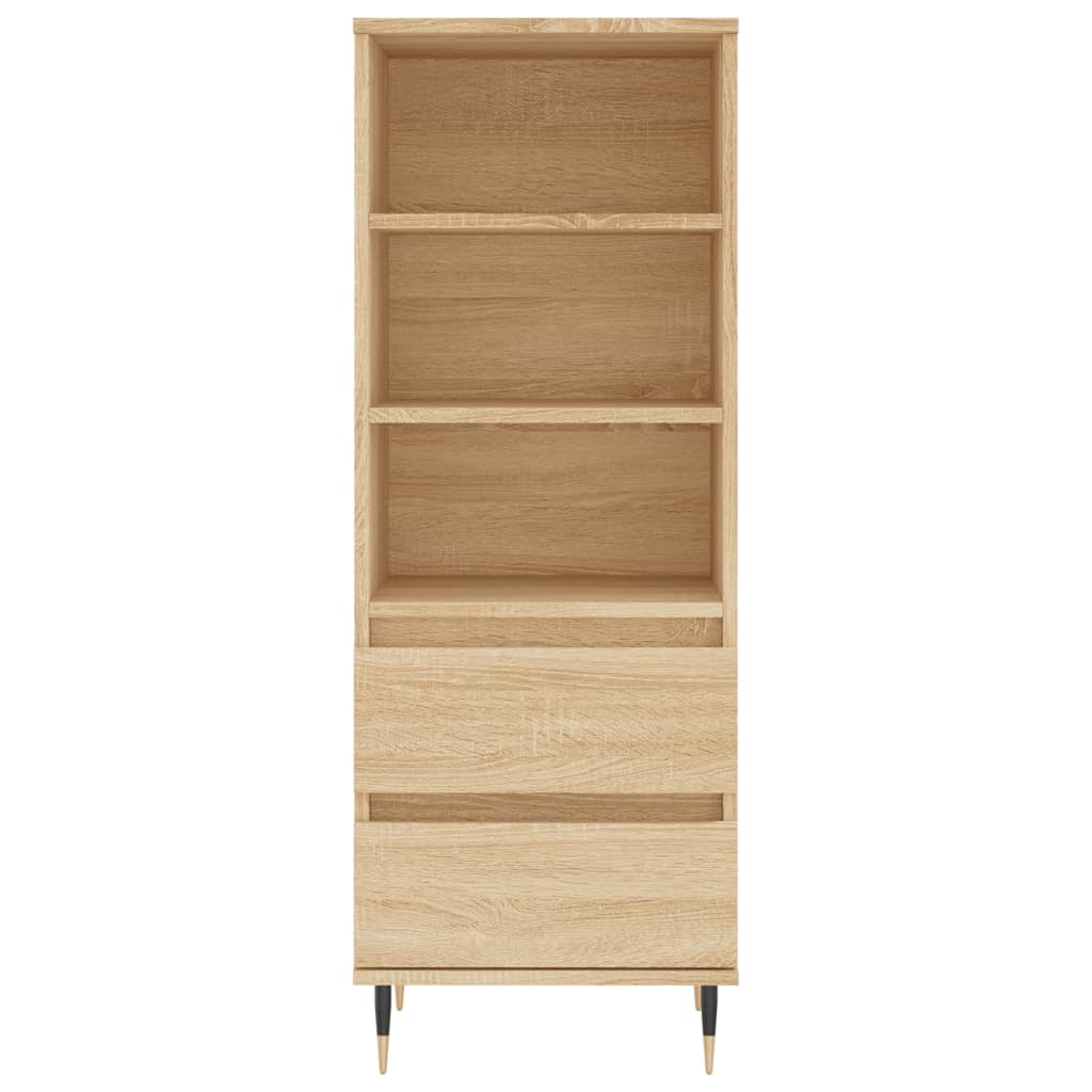 Hoge Kast 40X36X110 Cm Bewerkt Hout Sonoma eiken