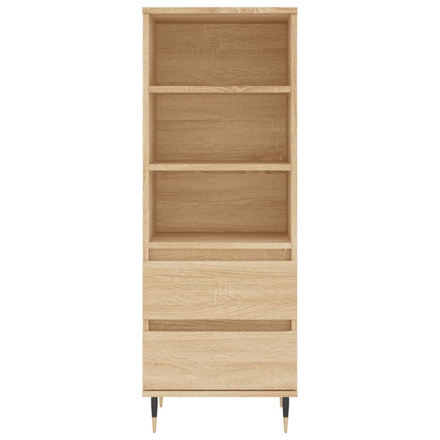 Hoge Kast 40X36X110 Cm Bewerkt Hout Sonoma eiken