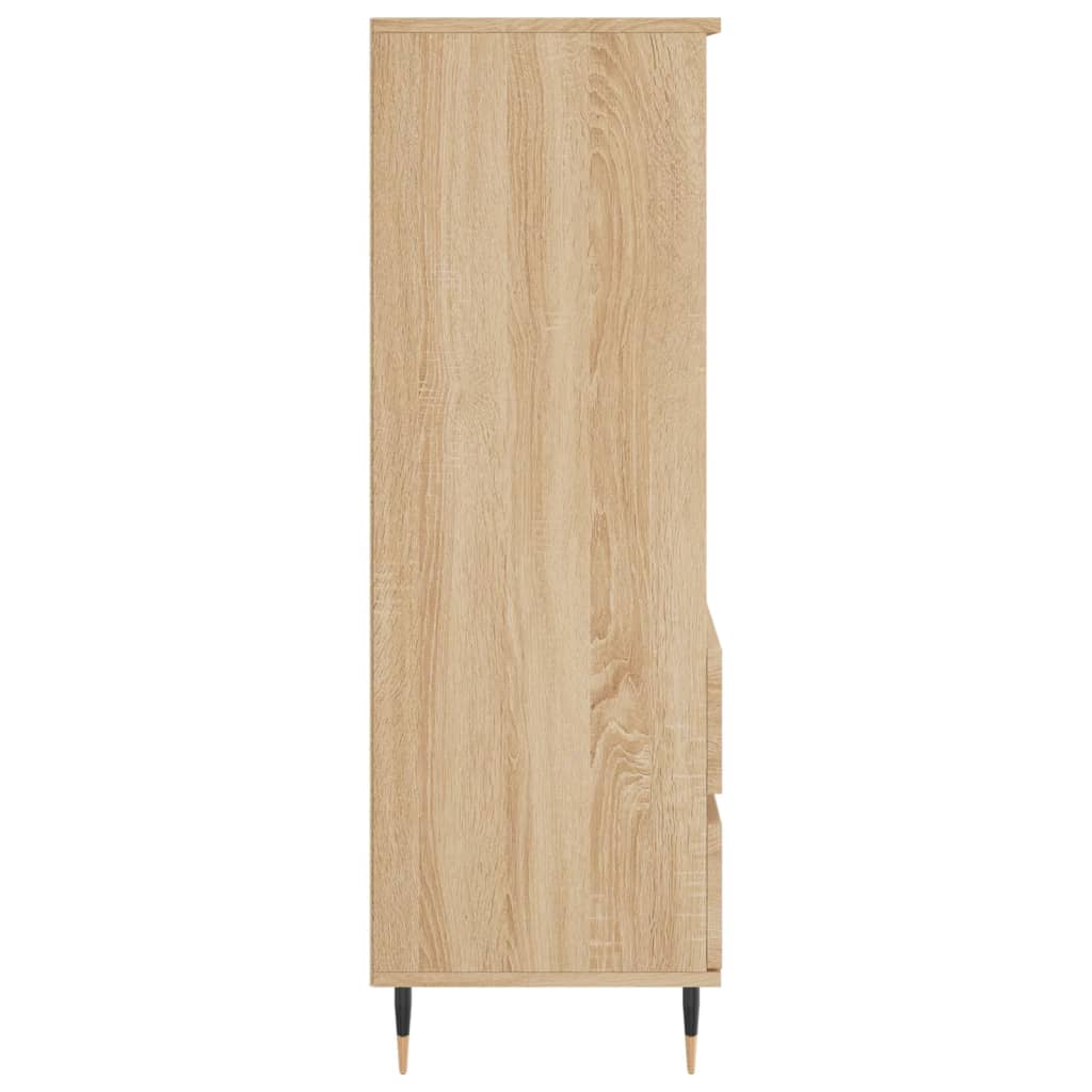 Hoge Kast 40X36X110 Cm Bewerkt Hout Sonoma eiken