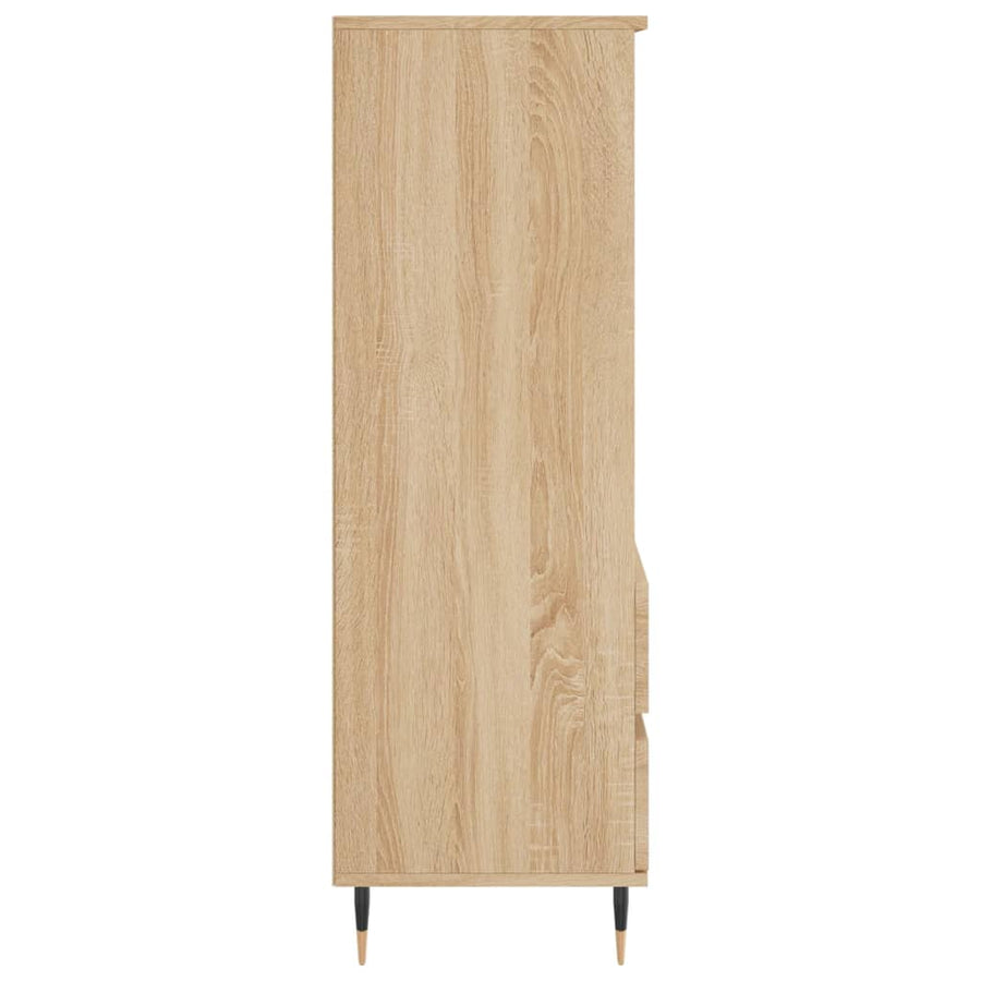 Hoge Kast 40X36X110 Cm Bewerkt Hout Sonoma eiken