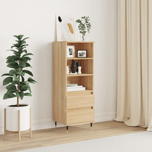 Hoge Kast 40X36X110 Cm Bewerkt Hout Sonoma eiken
