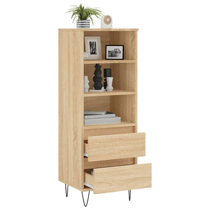 Hoge Kast 40X36X110 Cm Bewerkt Hout Sonoma eiken