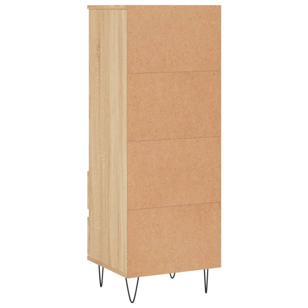 Hoge Kast 40X36X110 Cm Bewerkt Hout Sonoma eiken