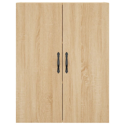 Wandkast 69,5X34X90 Cm Bewerkt Hout Sonoma Eikenkleurig